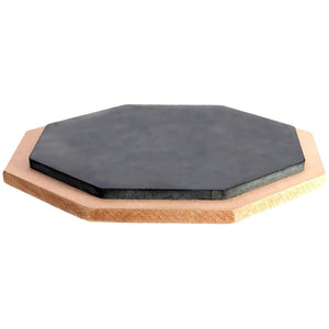 Wooden rubber drum pad